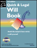 Quick & Legal Will Book 2nd Edition