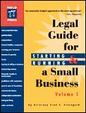 Legal Guide For Starting & Running Volume 1 5th Edition