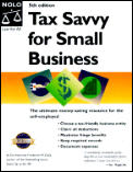Tax Savvy For Small Business Year Roun
