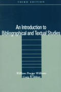 Introduction To Bibliographical & Textual 3rd Edition
