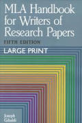 Mla Handbook For Writers Of Research 5th Edition