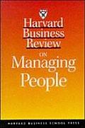 Harvard Business Review on Managing People