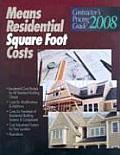 2008 Residential Square Foot Contractors