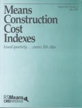 Means Construction Cost Indexes 28th Edition