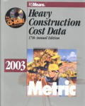 Heavy Construction Cost Data 2003 Metric