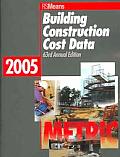 Rs Means Building Construction Cost Data 2005 63rd Annual Edition Metric Edition Europe