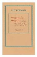 Word for Word Essays on the Arts of Language Volume 1