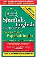 Merriam Websters Spanish English Dictionary
