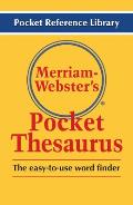 Merriam Websters Pocket Thesaurus