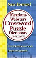 Merriam Websters Crossword Puzzle Dictionary