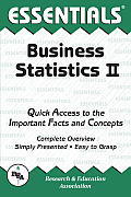 Essentials Of Business Statistics II