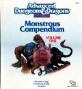 Monstrous Compendium: Volume One: Advanced Dungeons and Dragons: Second Edition: AD&D RPG: TSR 2102