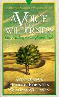 Voice In The Wilderness Clear Preach