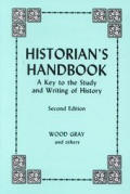 Historians Handbook A Key To The Study &