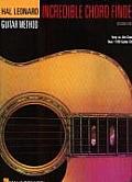 Incredible Chord Finder 9 Inch X 12 Inch Edition Hal Leonard Guitar Method Supplement
