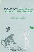Deception Perspectives H Perspectives on Human & Nonhuman Deceit