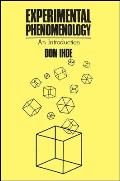 Experimental Phenomenology An Introduction