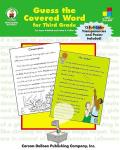 Guess the Covered Word for Third Grade With Poster & 12 Transparencies