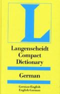 Langenscheidt Compact Dictionary German