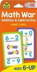 Math War Addition & Subtraction Cards