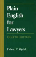 Plain English for Lawyers 4th Edition