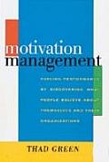 Motivation Management Fueling Performace by Discovering What People Believe about Themselves & Their Organizations