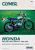 Clymer Honda 100 350CC OHC Singles 1969 1982 5th Edition Service Repair Performance