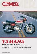 Clymer Yamaha 650cc Twins 1970-1982: Maintenance, Troubleshooting, Repair