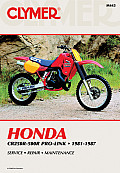 Honda Cr205r 500r Pro Link 1981 1987 Service Repair Maintenance