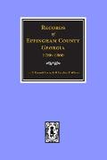 Effingham County, Georgia, Records of.