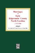 Marriages of Early Edgecombe County, North Carolina 1733-1868.