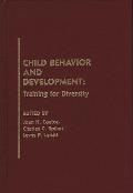 Child Behavior and Development: Training for Diversity