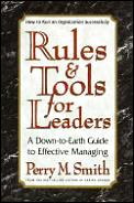 Rules & Tools For Leaders Down To Earth