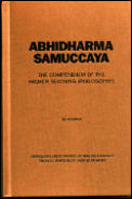 Abhidharmasamuccaya The Compendium Of