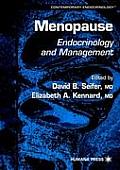 Menopause: Endocrinology and Management