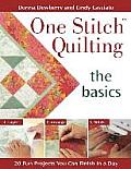 One Stitch Quilting The Basics