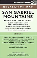 Map San Gabriel Mountains