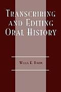 Transcribing & Editing Oral History