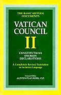 Basic Sixteen Documents Vatican Council II Constitutions Decrees Declarations
