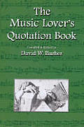 Music Lovers Quotation Book