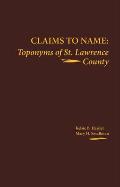 Claims to Name: Toponyms of St. Lawrence County