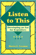 Listen to This: Developing an Ear for Expository