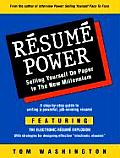 Resume Power 7th Edition Selling Yourself On Paper