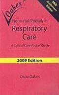 Neonatal Pediatric Respiratory Care A Critical Care Pocket Guide