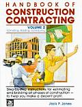 Handbook of Construction Contracting Volume 2 Estimating Bidding Scheduling