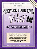 Prepare Your Own Will The National Will