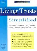 Living Trusts Simplified With Forms On CD