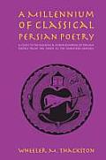 A Millennium of Classical Persian Poetry: A Guide to the Reading & Understanding of Persian Poetry from the Tenth to the Twentieth Century