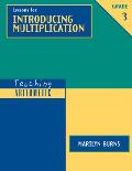 Teaching Arithmetic: Lessons for Introducing Multiplication, Grade 3