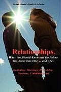 Relationships.What You Should Know and Do Before You Enter Into One...and After.